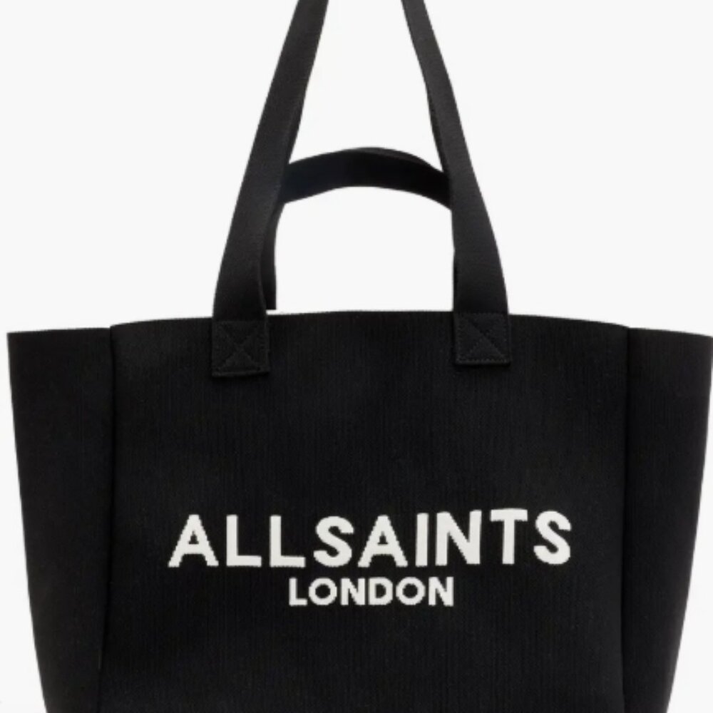 AllSaints Izzy Recycled Polyester Tote ***Like New*** Black